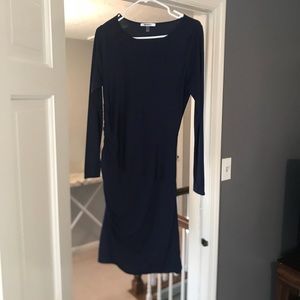 DKNYC Navy Knee Length Dress